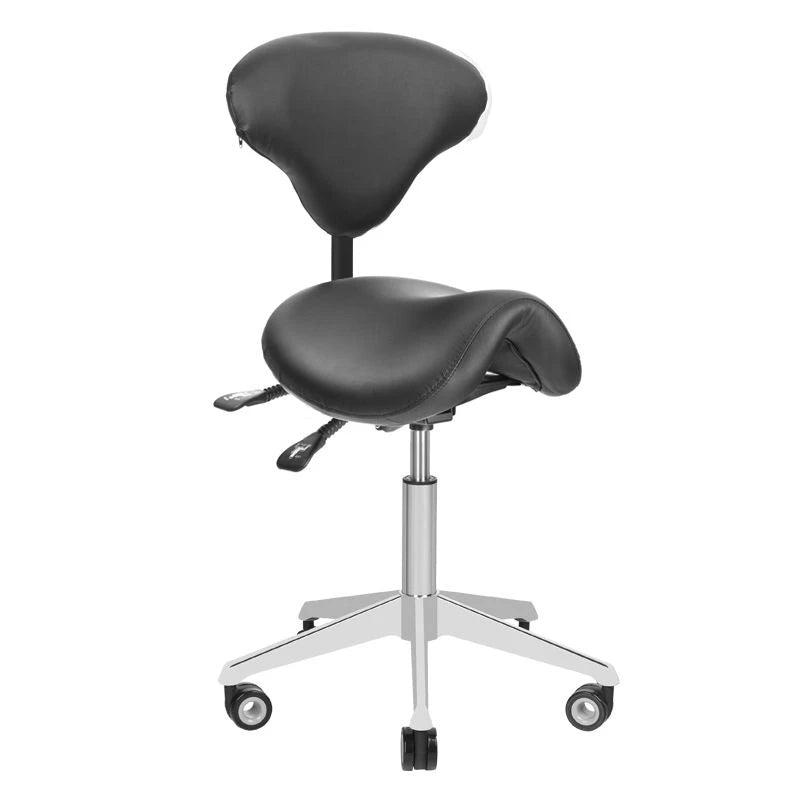 Cosmetic chair, AZZURRO 037S, black