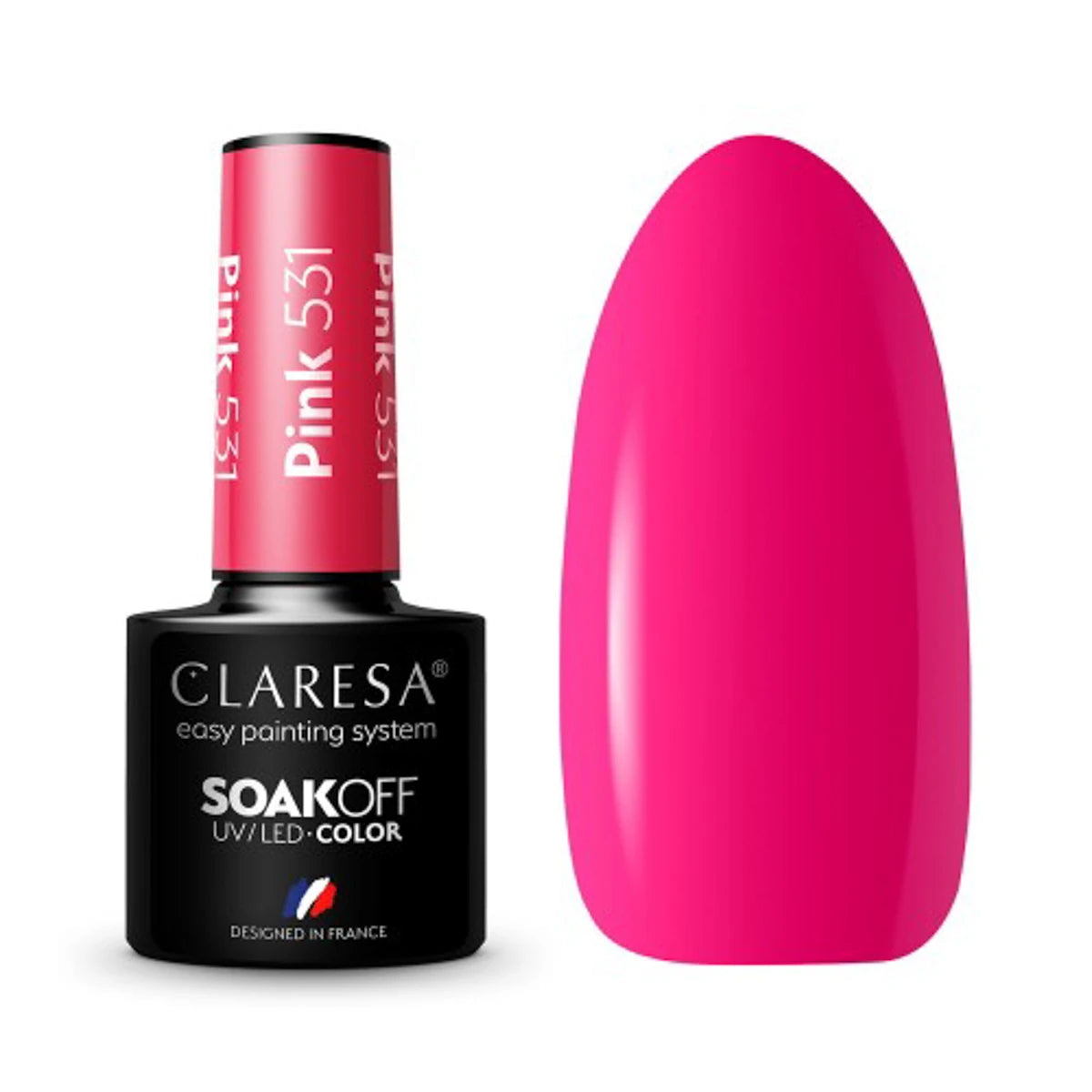 CLARESA Gellack PINK 531, 5 ml