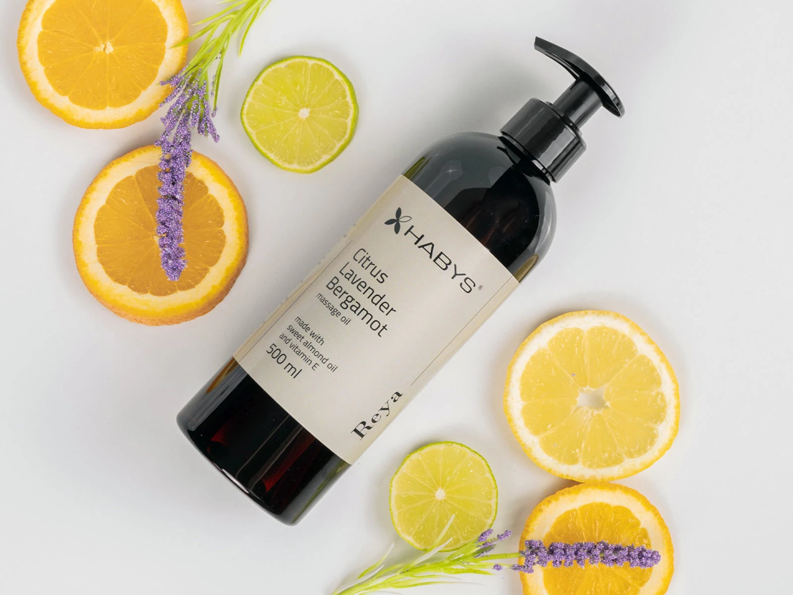 Massageolja Citrus/Lavendel/Bergamott 500 ml