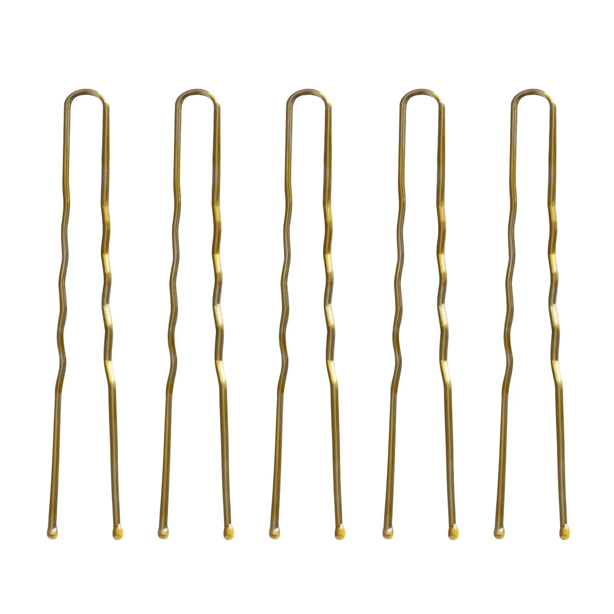 Hårrosetter 120 st. 5,6 cm guld