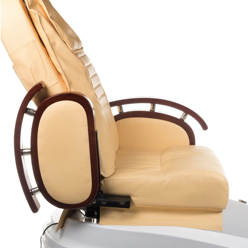 Fotvårdsstol med massage, BR-2307, beige