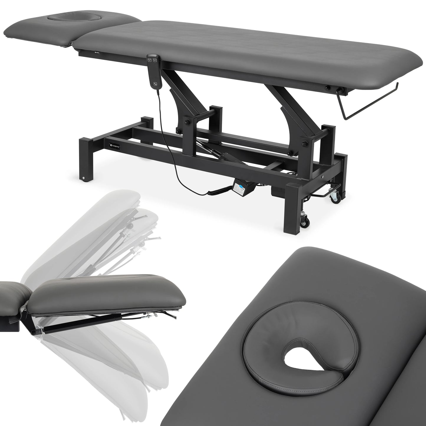 Fortis 2 ERGO treatment table, electric height adjustment, ERGO cushion