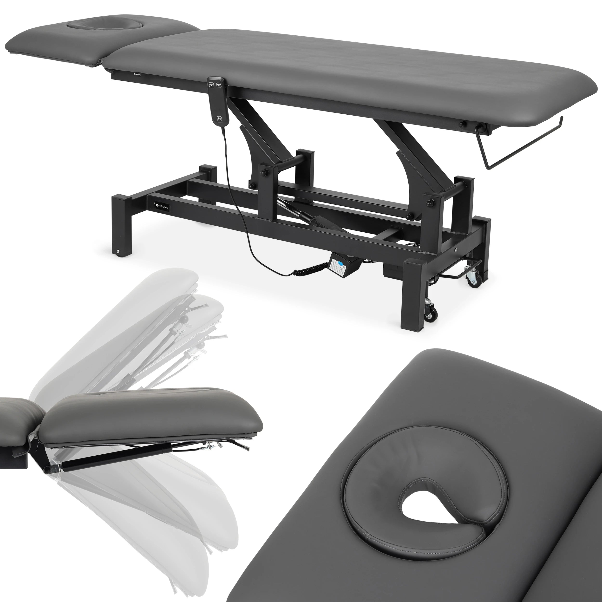 Fortis 2 ERGO treatment table, electric height adjustment, ERGO cushion