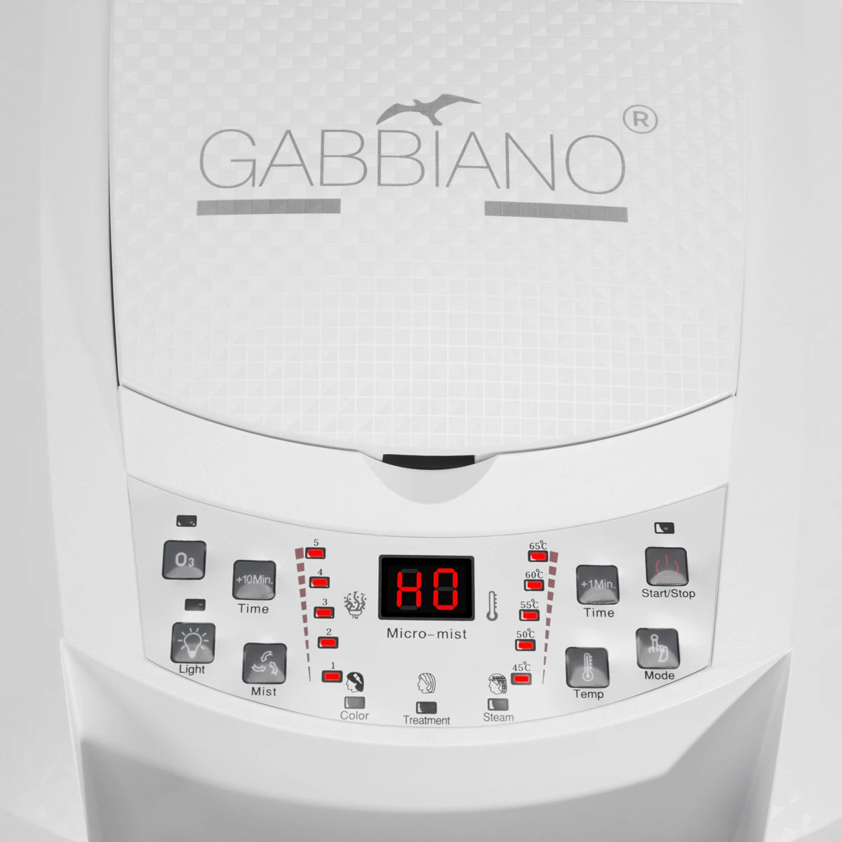 GABBIANO 408D stående frisörsauna vit med aktiv ozon