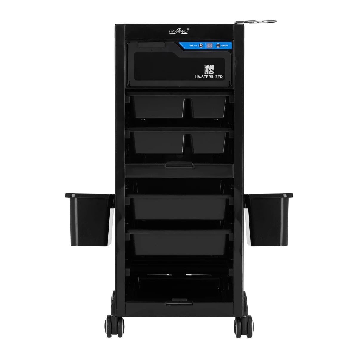 GABBIANO Frisörvagn med UV-sterilisator 68UV svart