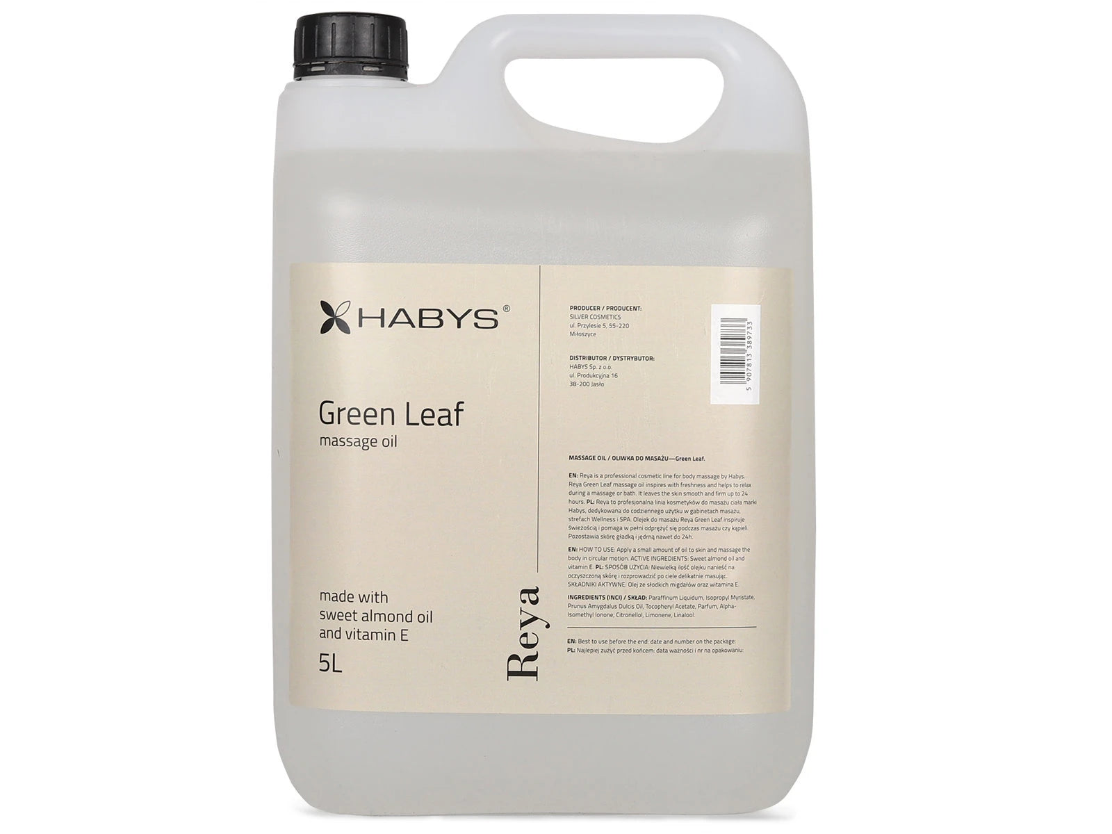 Massage Oil Green Leaf 5000 ml