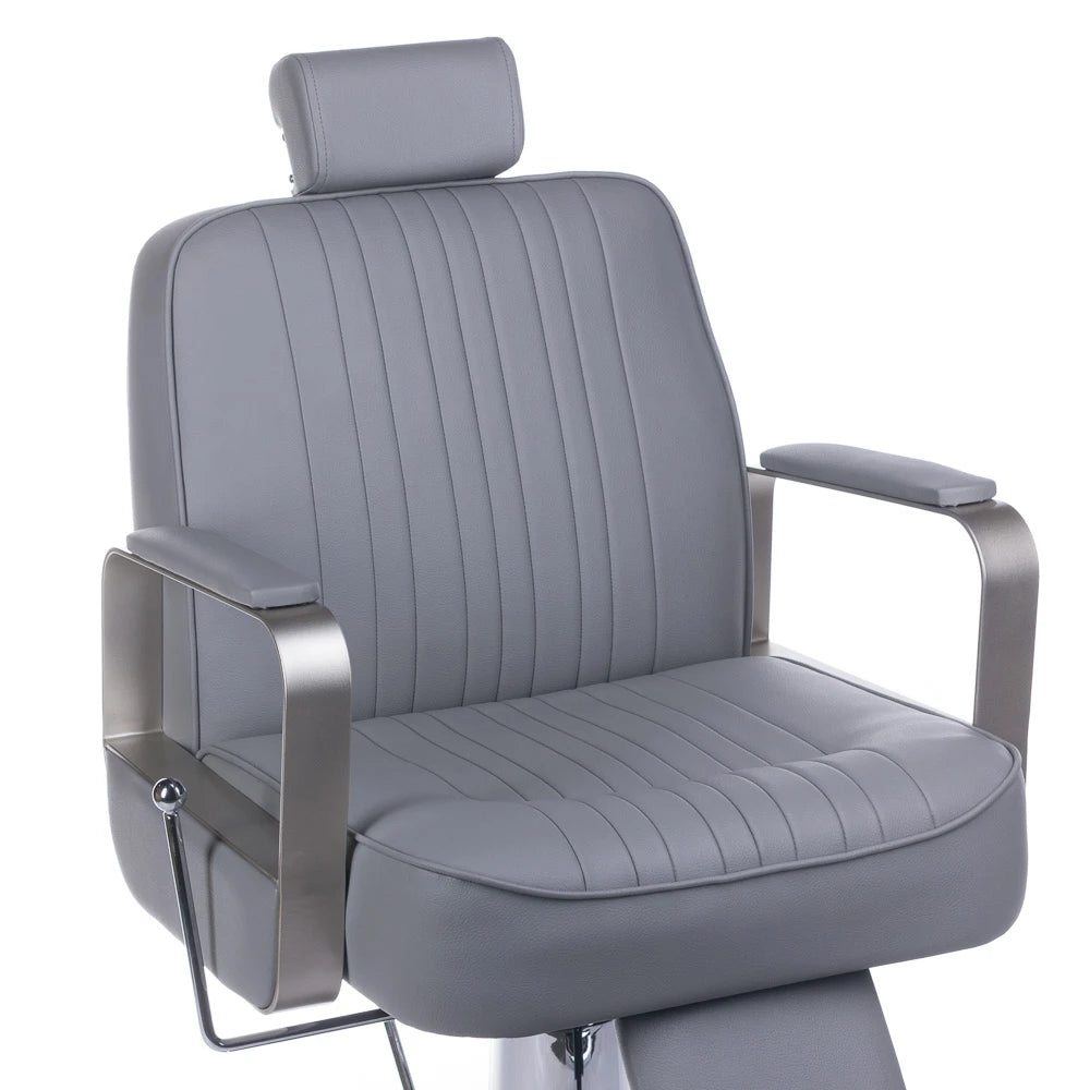 Barber Chair HOMER BH-31237, light grey