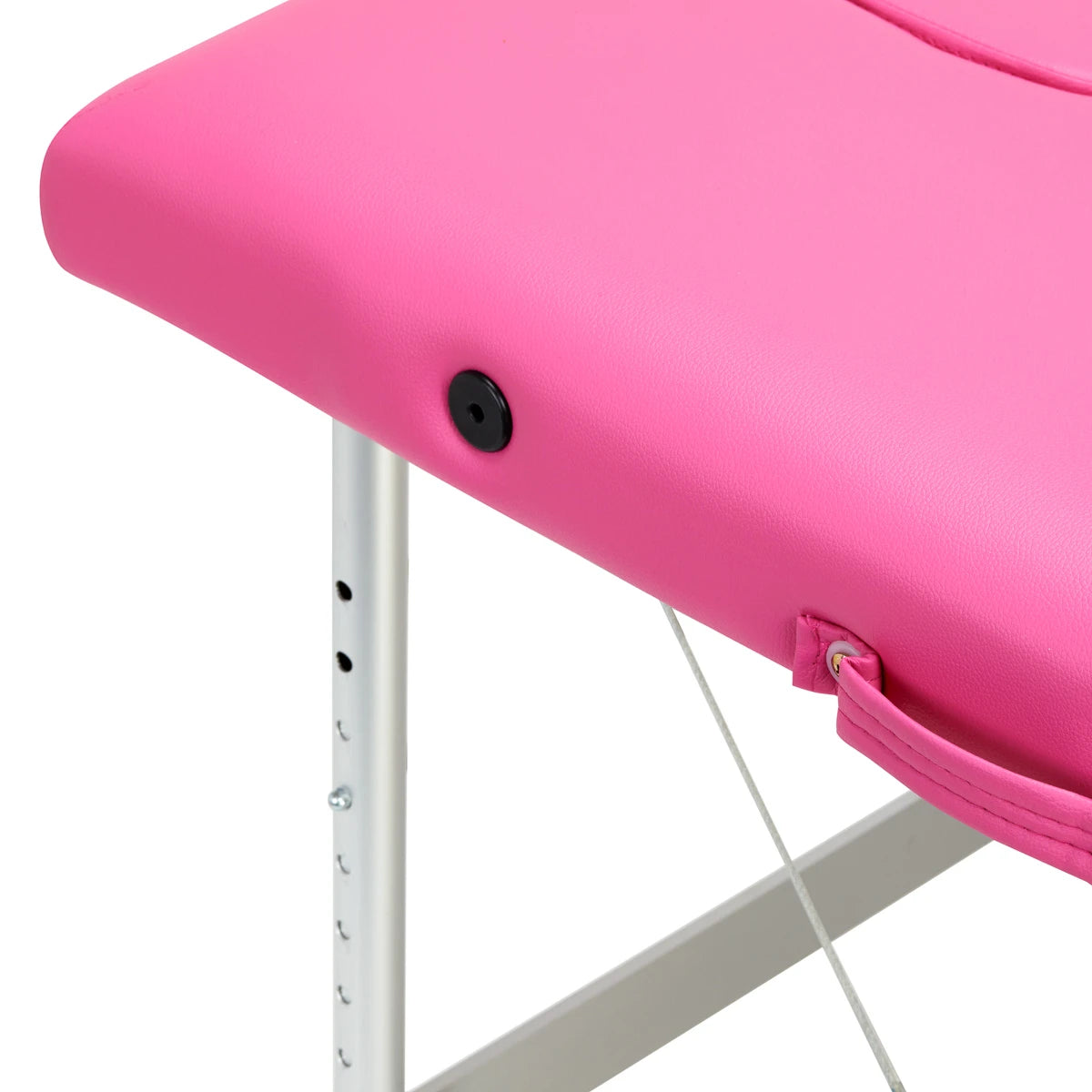 BALANCE aluminiumhopfällbar massagebänk 2-delad rosa