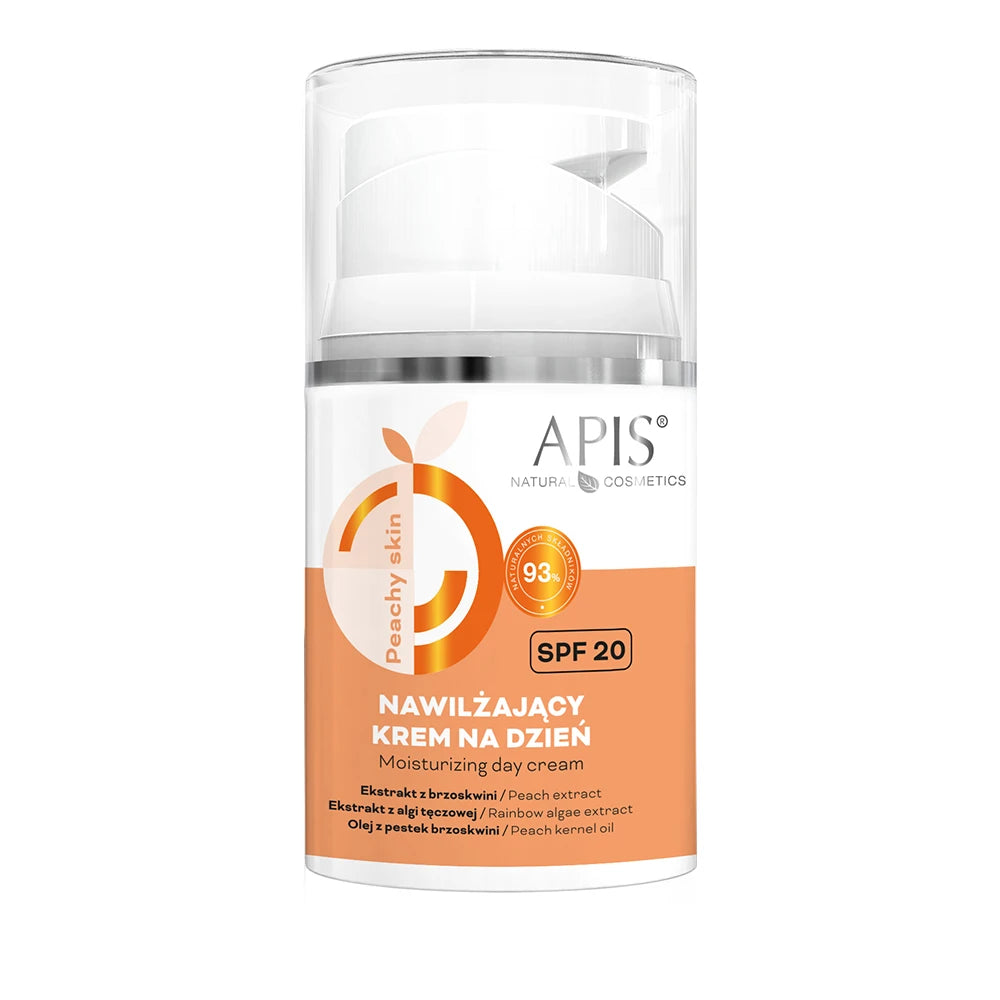 APIS PEACHY SKIN Fuktgivande dagkräm SPF 20, 50 ml