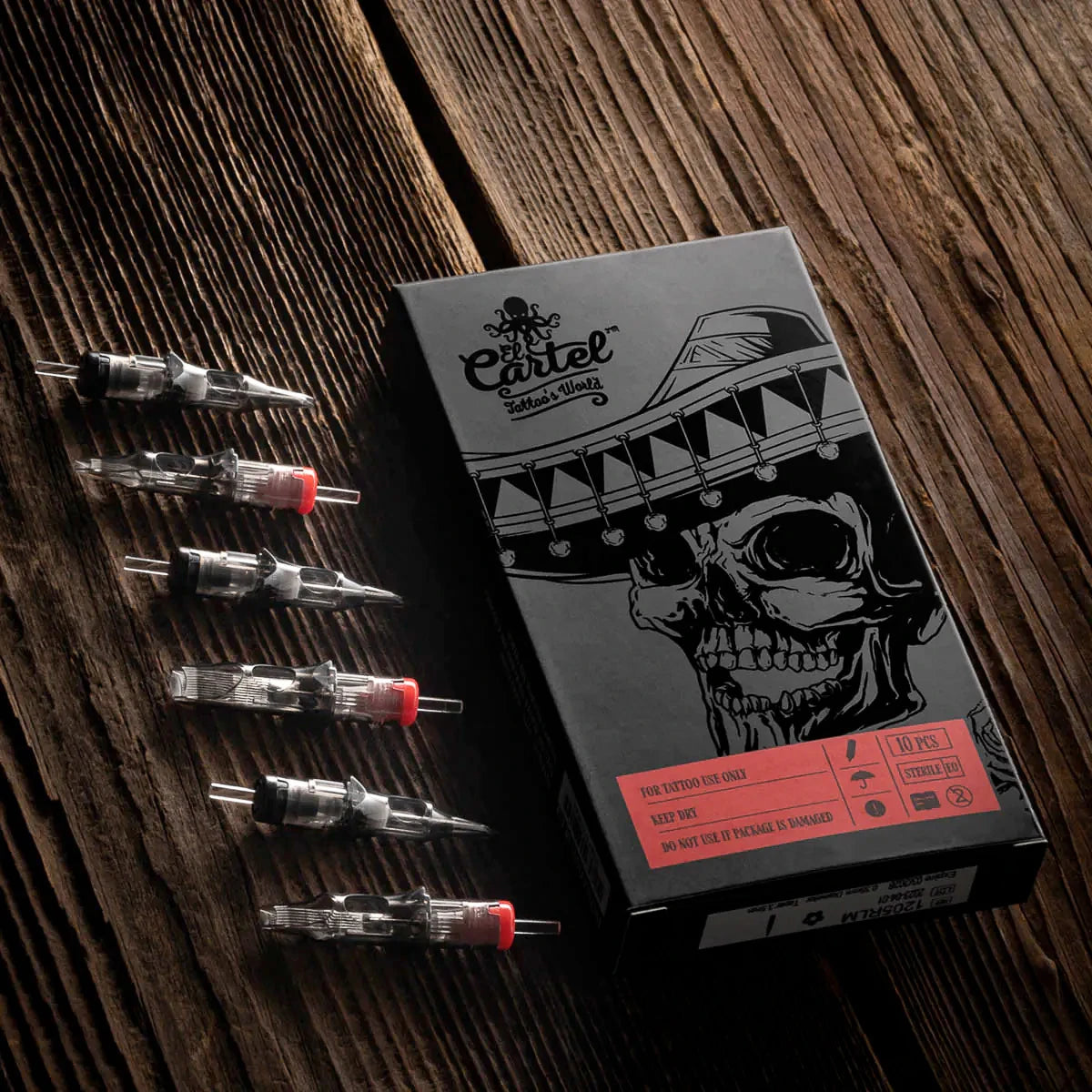 EL CARTEL V2 Tatueringsnålspatroner 0,30 13RM-W Long Taper 10st
