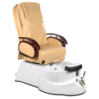 Fotvårdsstol med massage BR-3820D, beige