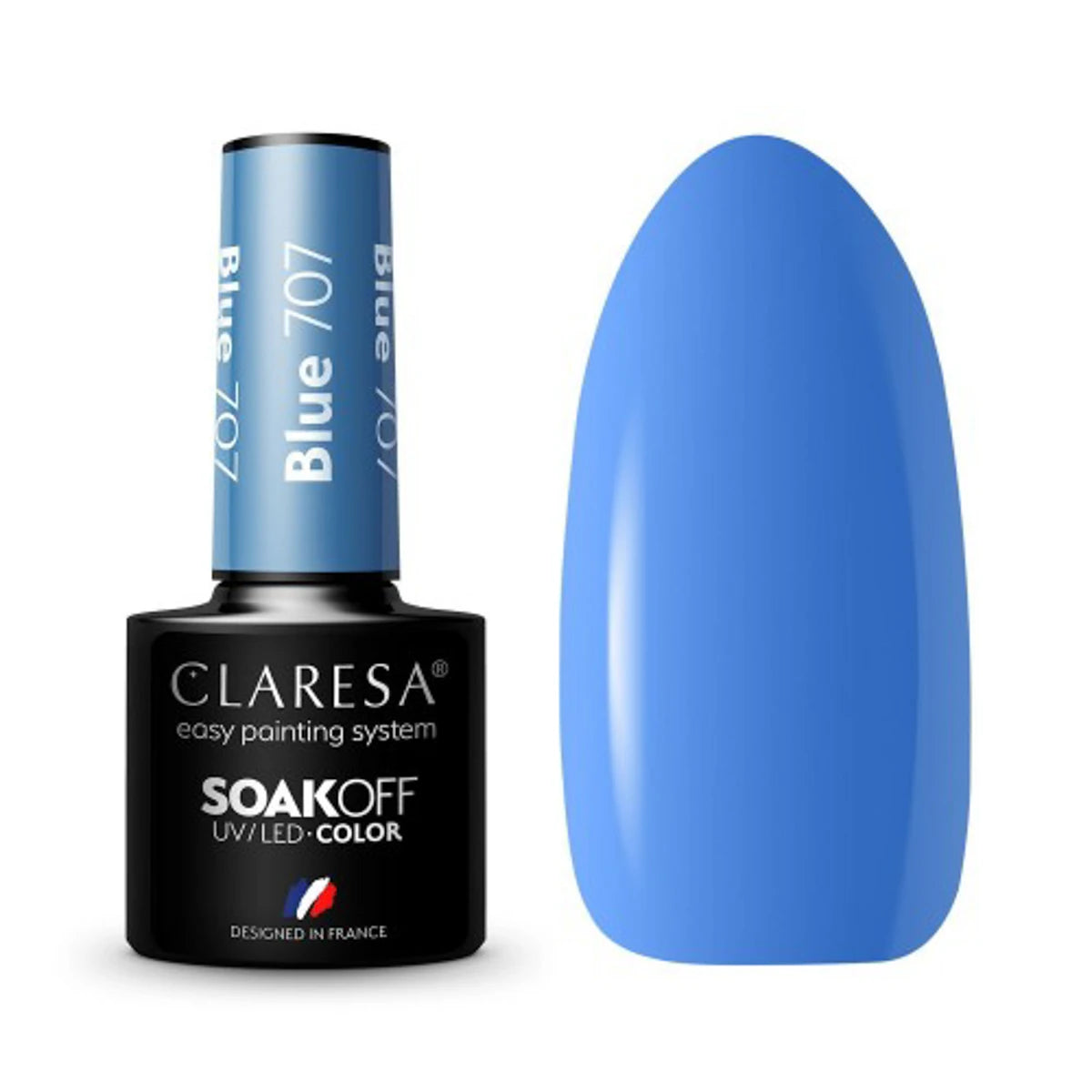 CLARESA Gellack 707 5ml, Blå