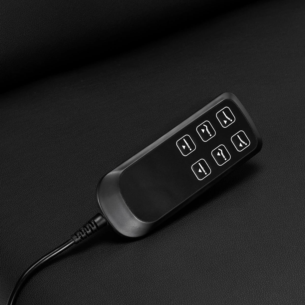 Elektrisk behandlingsbänk, 3 motorer, svart