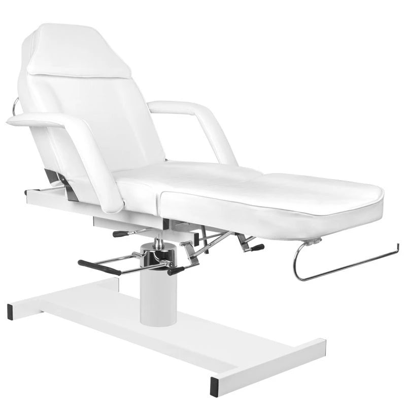 Hydraulic Beauty bed-couche A210d with cradle, white