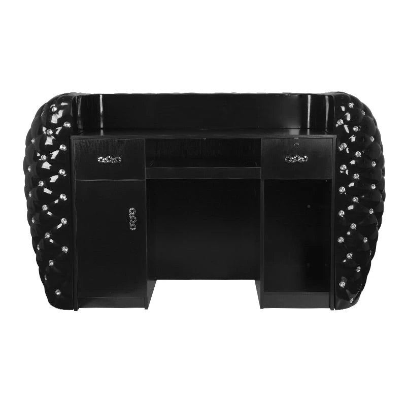 Reception desk, DIAMOND, black