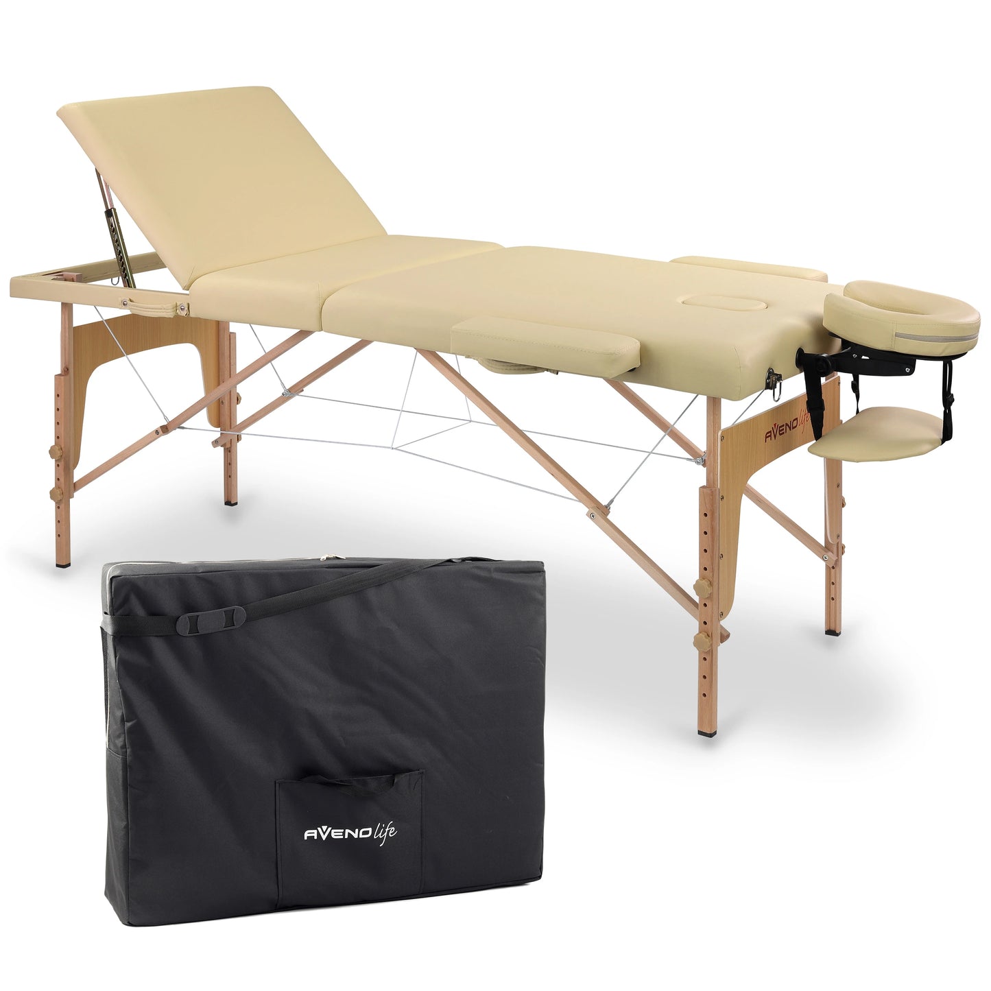 Bärbar massagebänk Bianca Comfy Base K533 Beige