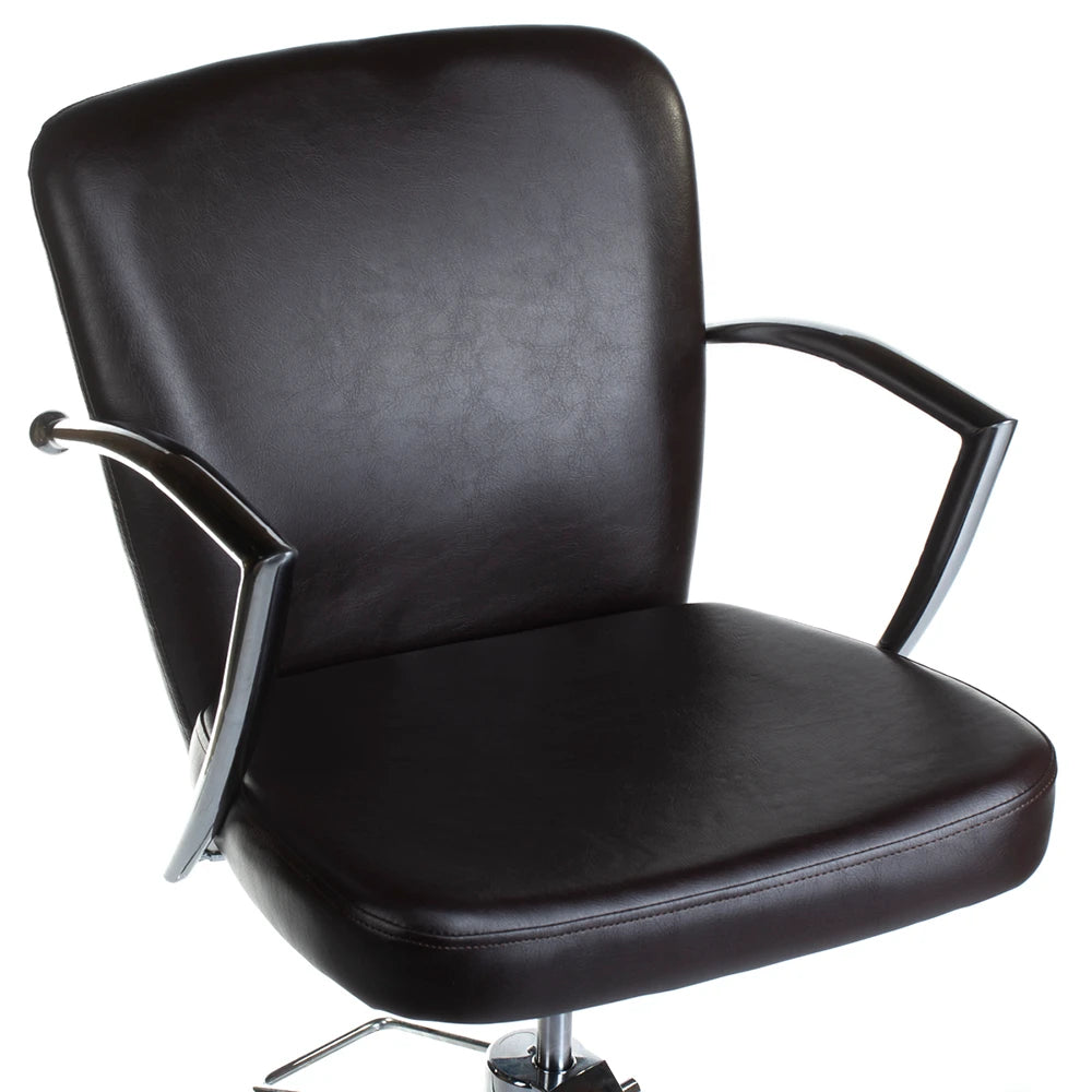 LIVIO BH-8173 frisörstol, brun