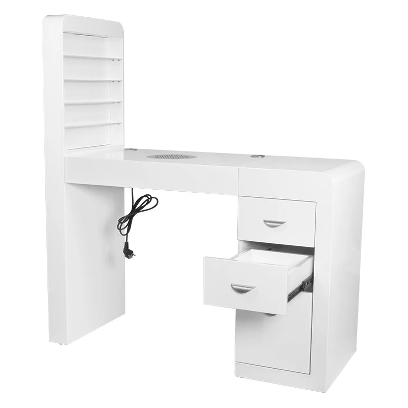 Behandlingsbord 310 vit höger