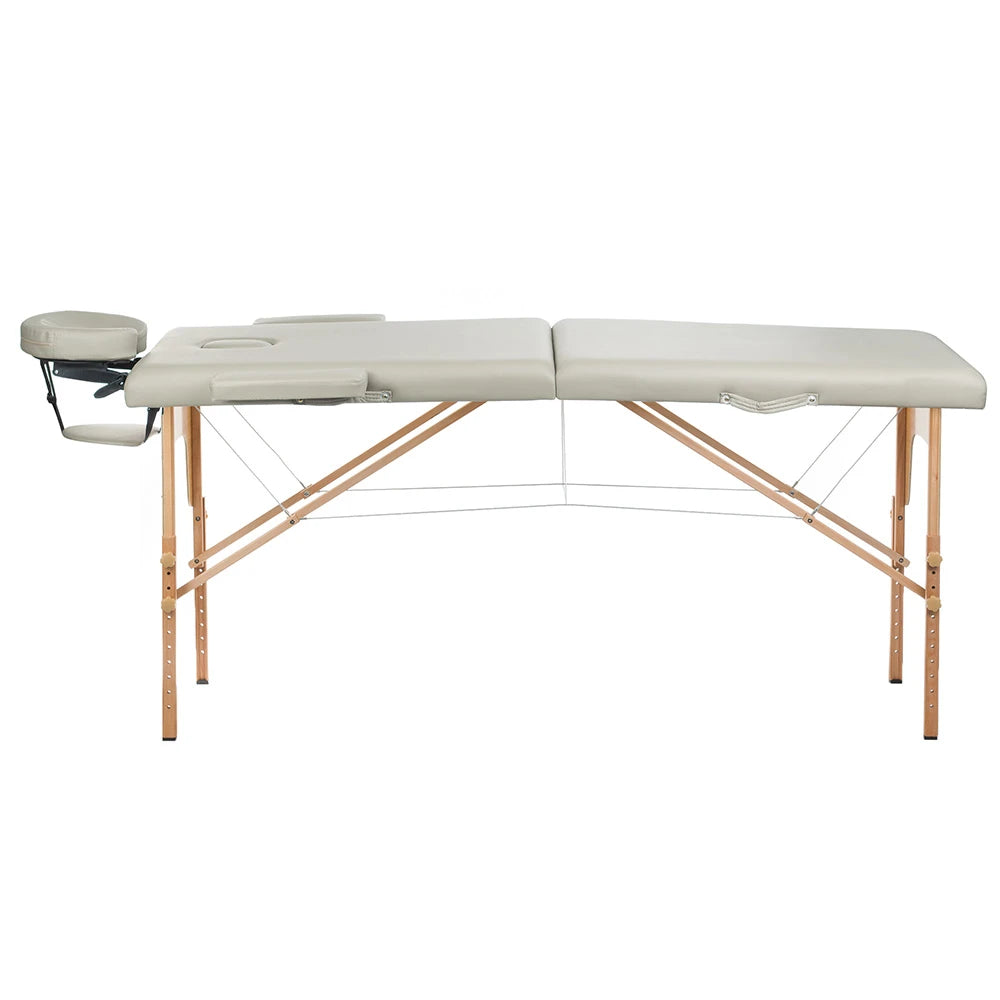 Hopfällbar massagebänk BeautySystem COMFORT 10, grå