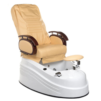 Fotvårdsstol med massage, BR-2307, beige