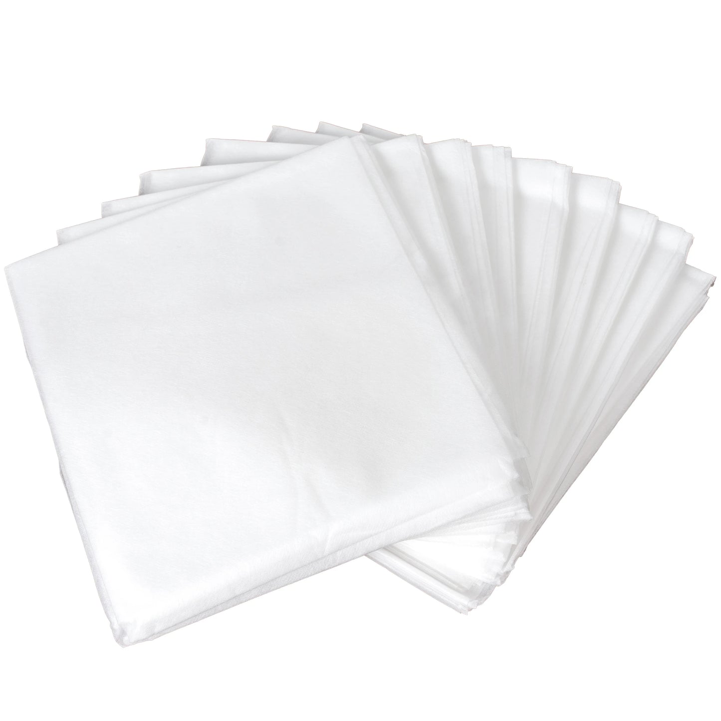 Engångs-nonwoven-ark 220 × 90 cm – 10 st, 20g/m2