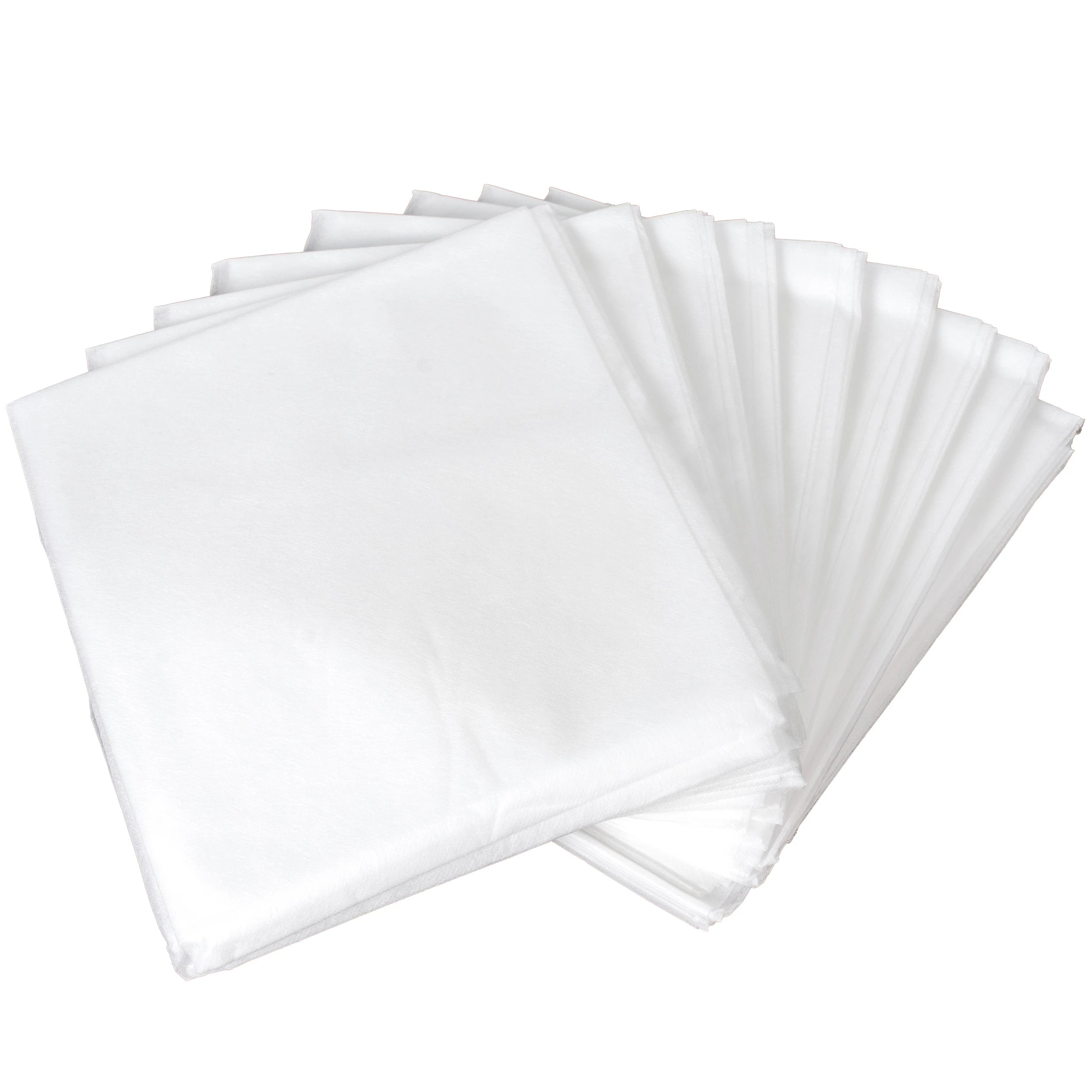 Engångs-nonwoven-ark 220 × 90 cm – 10 st, 20g/m2