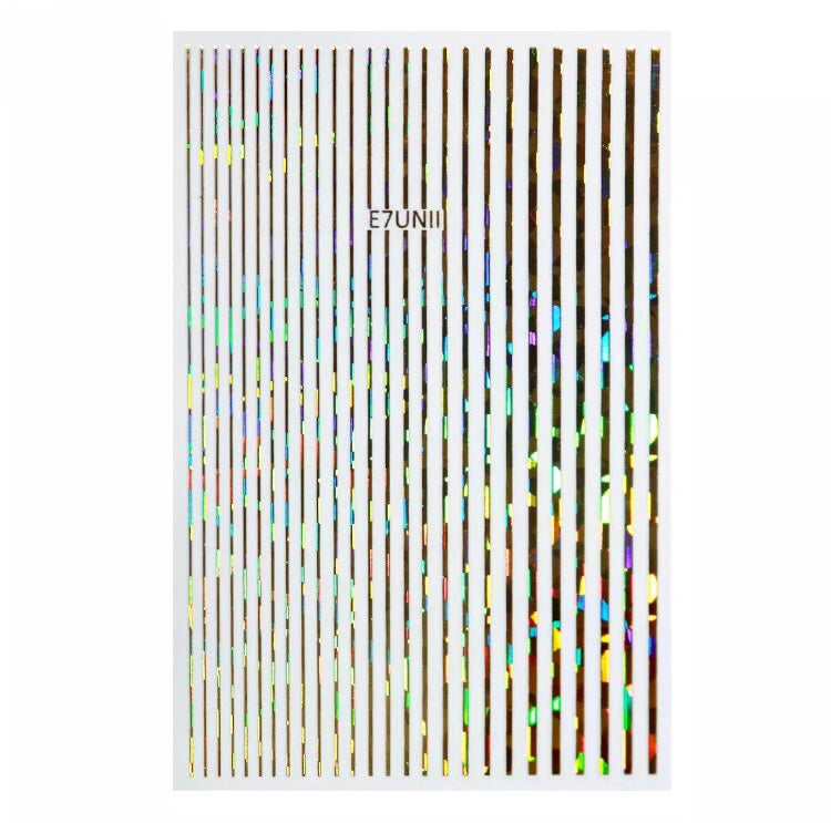 LAQUE 3D-klistermärken HOLOGRAPHY GOLD (böjbar)