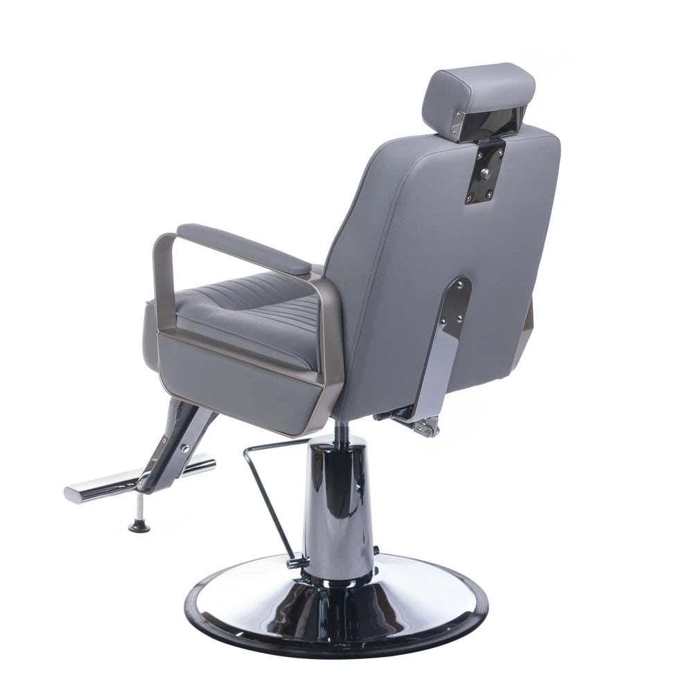 Barber Chair HOMER BH-31237, light grey