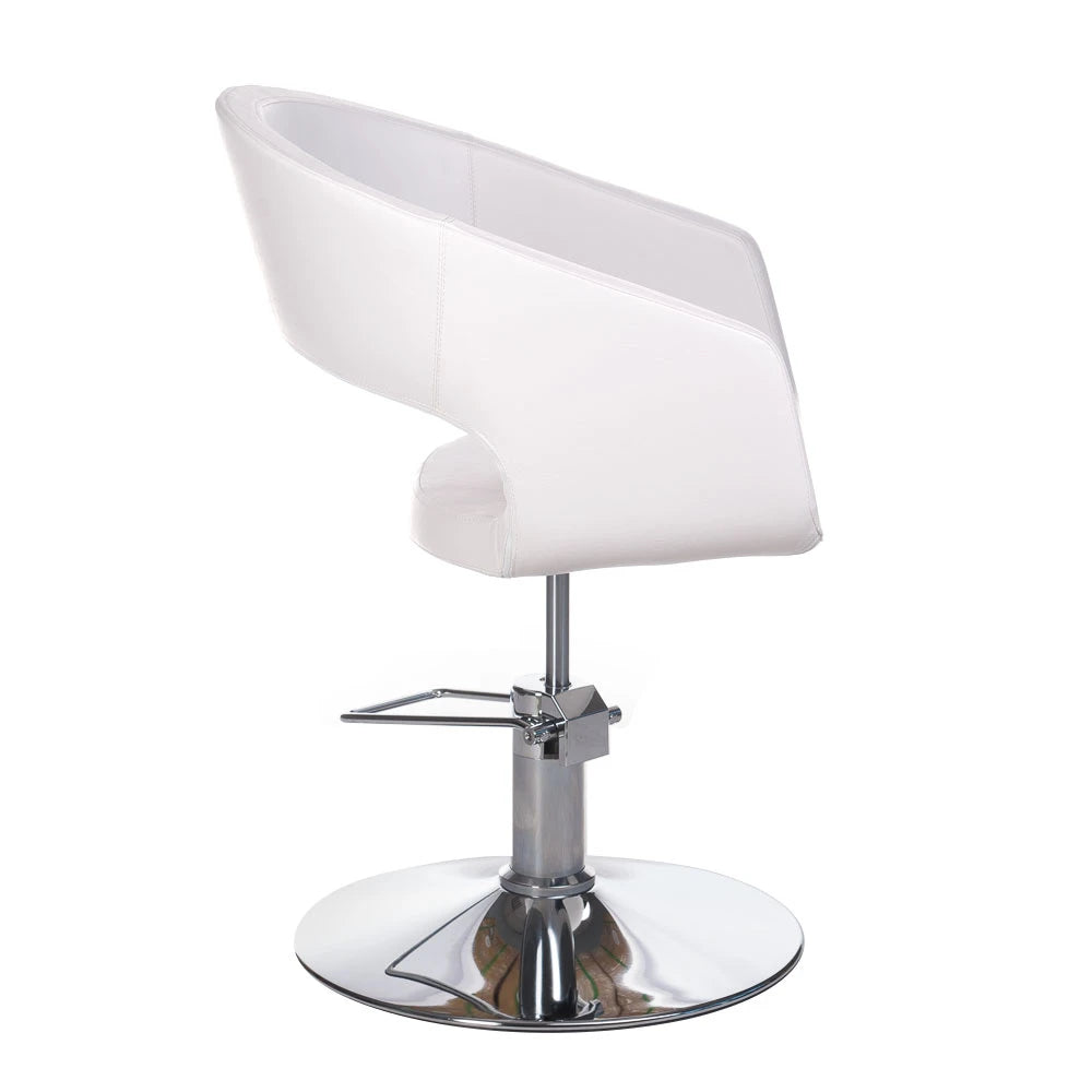 Frisörstol Paolo BH-8821, vit