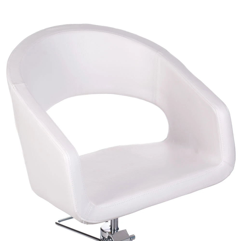 Frisörstol Paolo BH-8821, vit