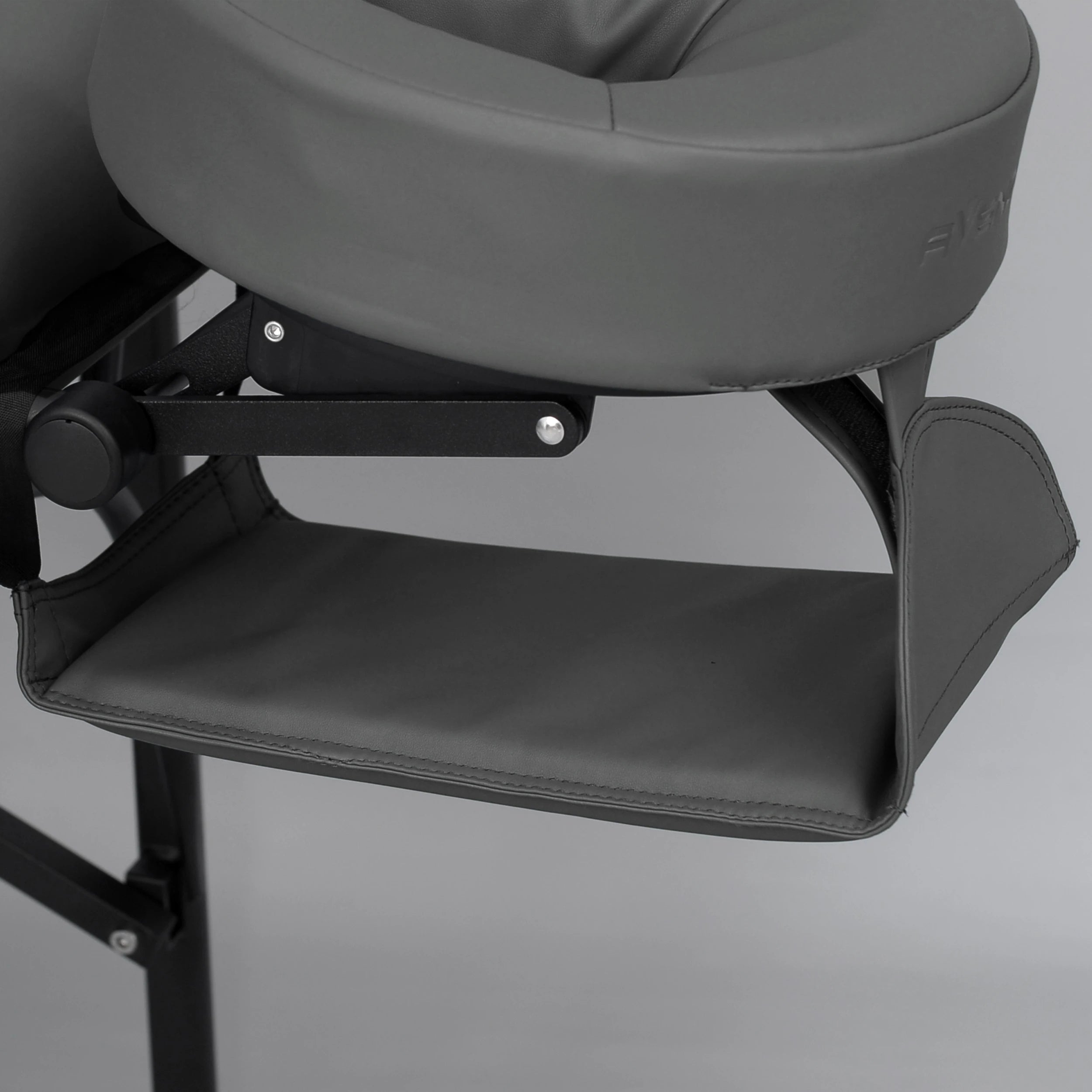 Bärbar massagebänk Luna Light Soft Touch K622 Charcoal
