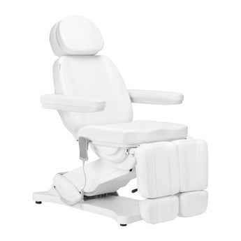 SILLON CLASSIC PEDI fotvårdsstol, 2 motorer, vit