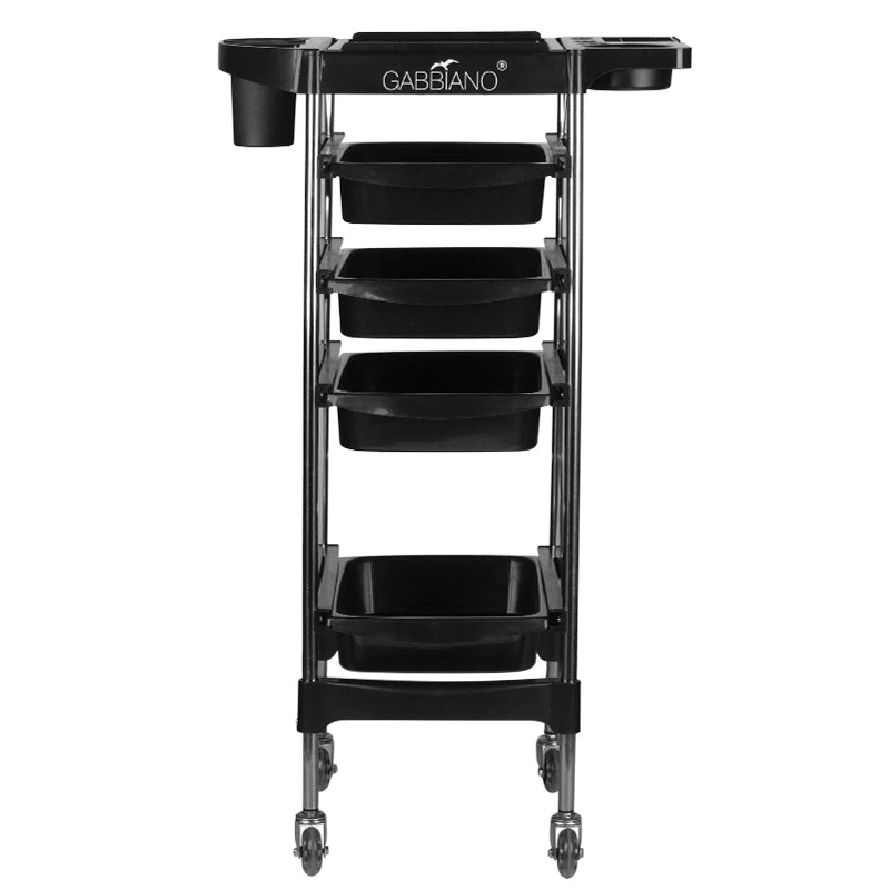 GABBIANO Hairdresser Assistant FX11-2 svart rullvagn