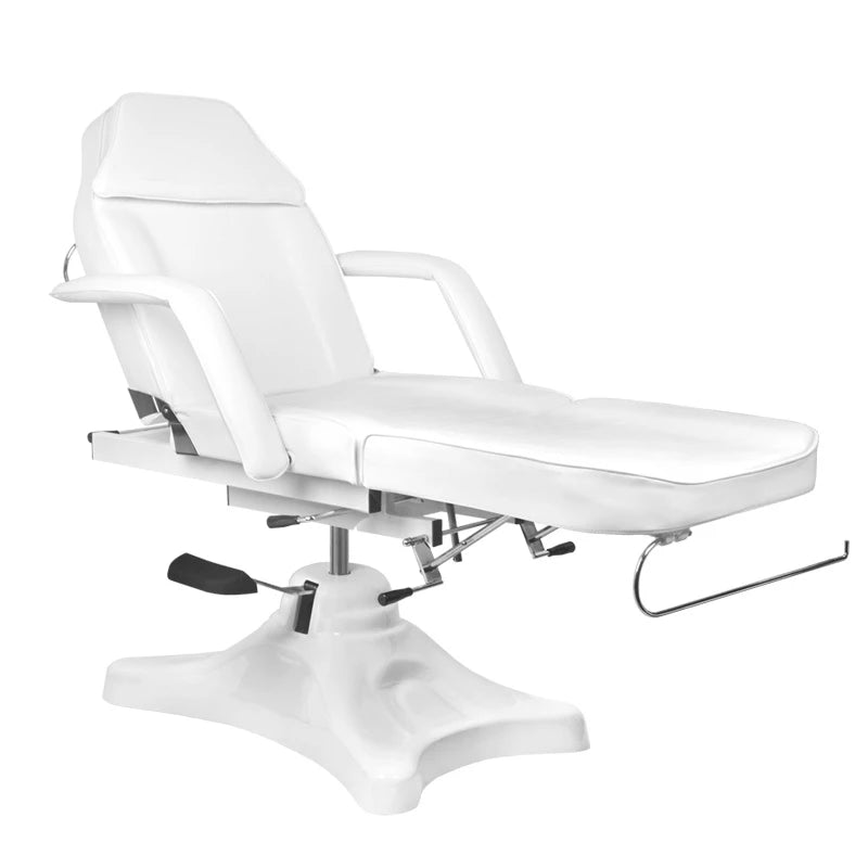 Hydraulic Beauty bed-couche A 234d with cradle, white