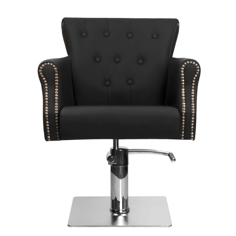 Hair System BER 8541 frisörstol svart
