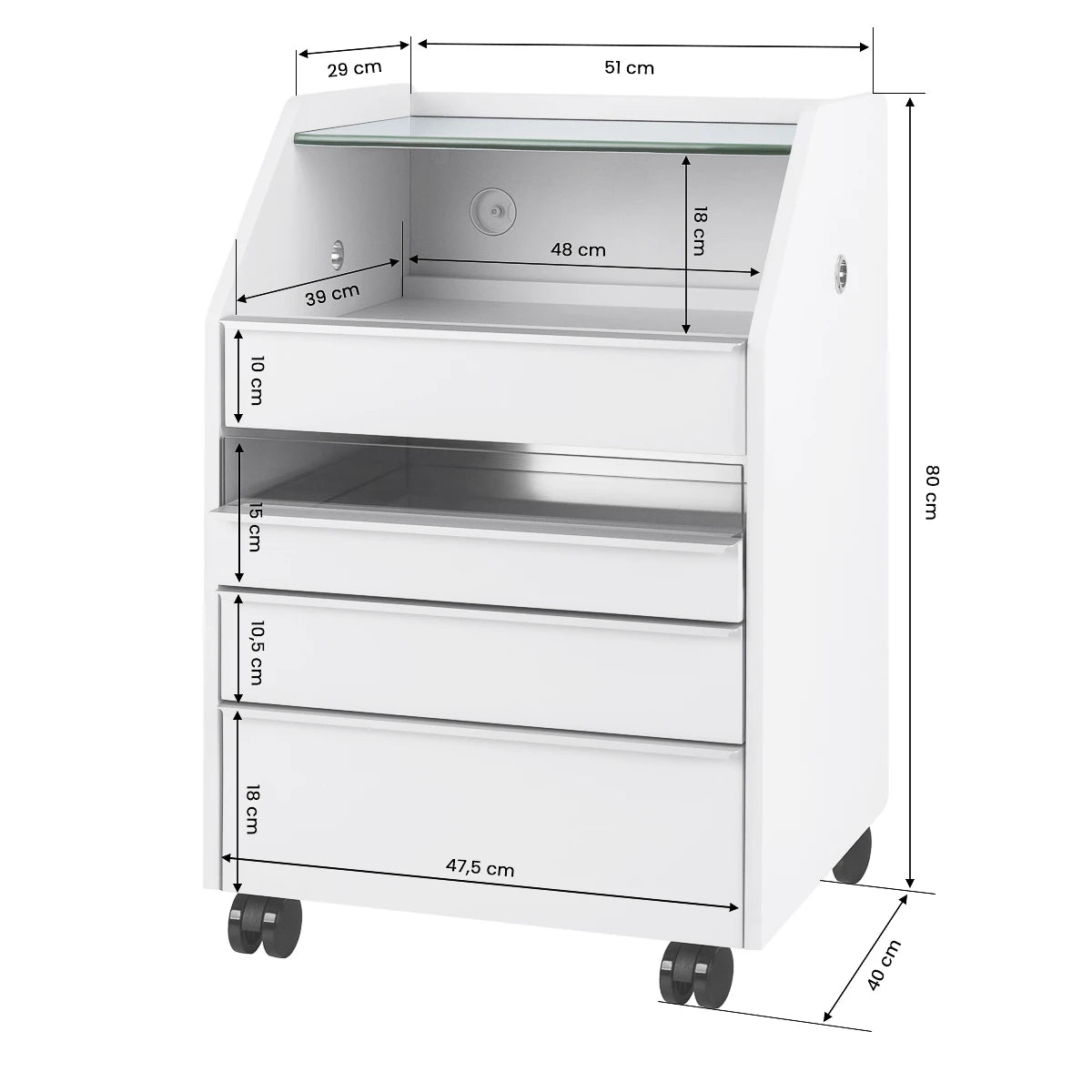 The 984 podiatry assistant white