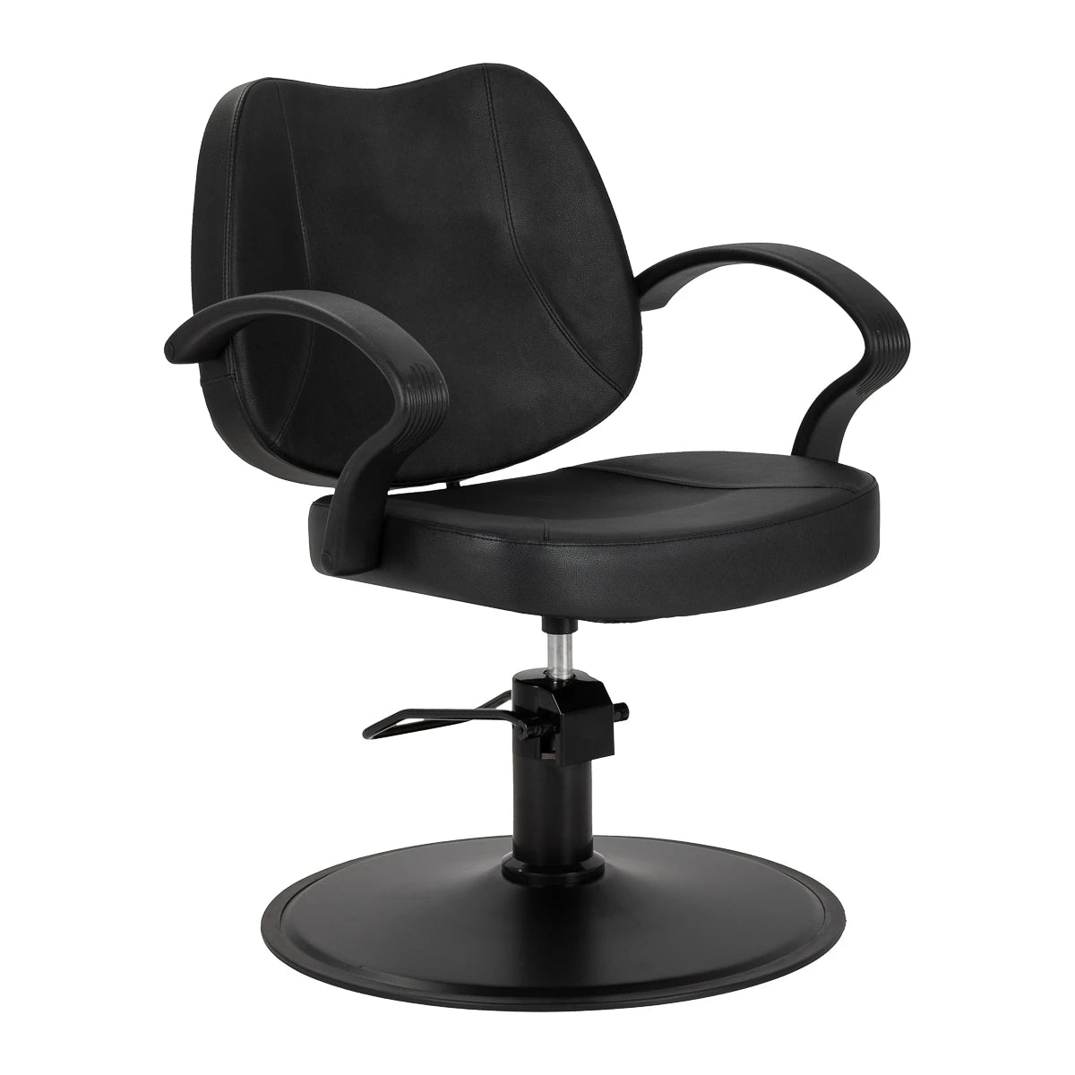 Hair System A055B frisörstol svart