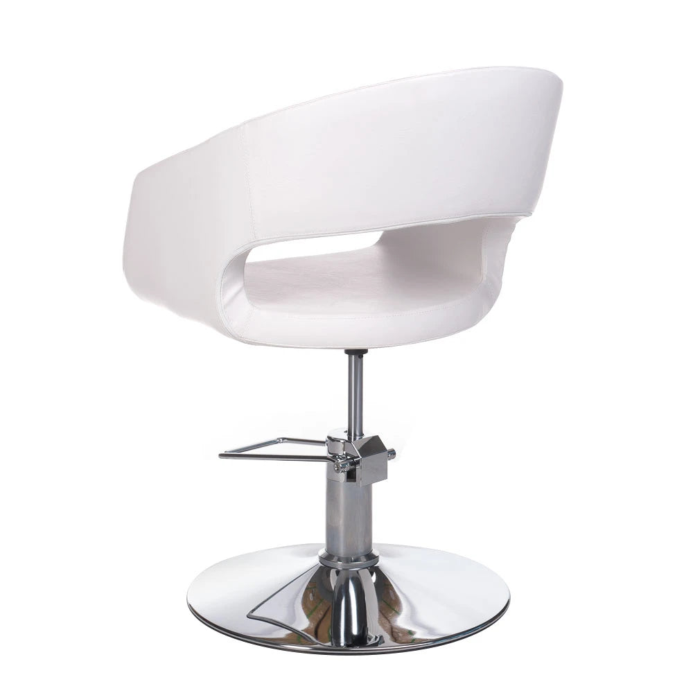 Frisörstol Paolo BH-8821, vit