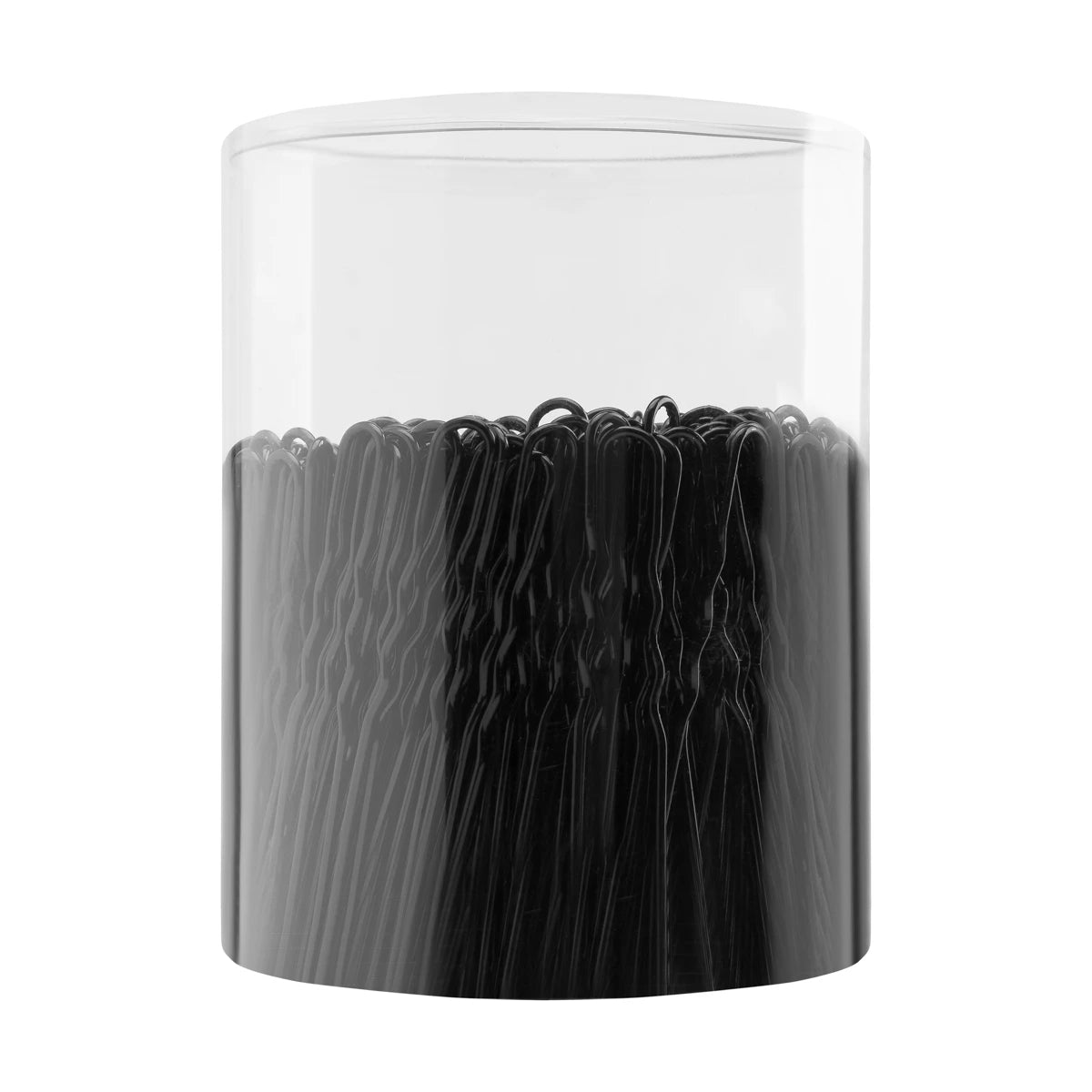 Hårknopar e-65 300 st 5 cm svart