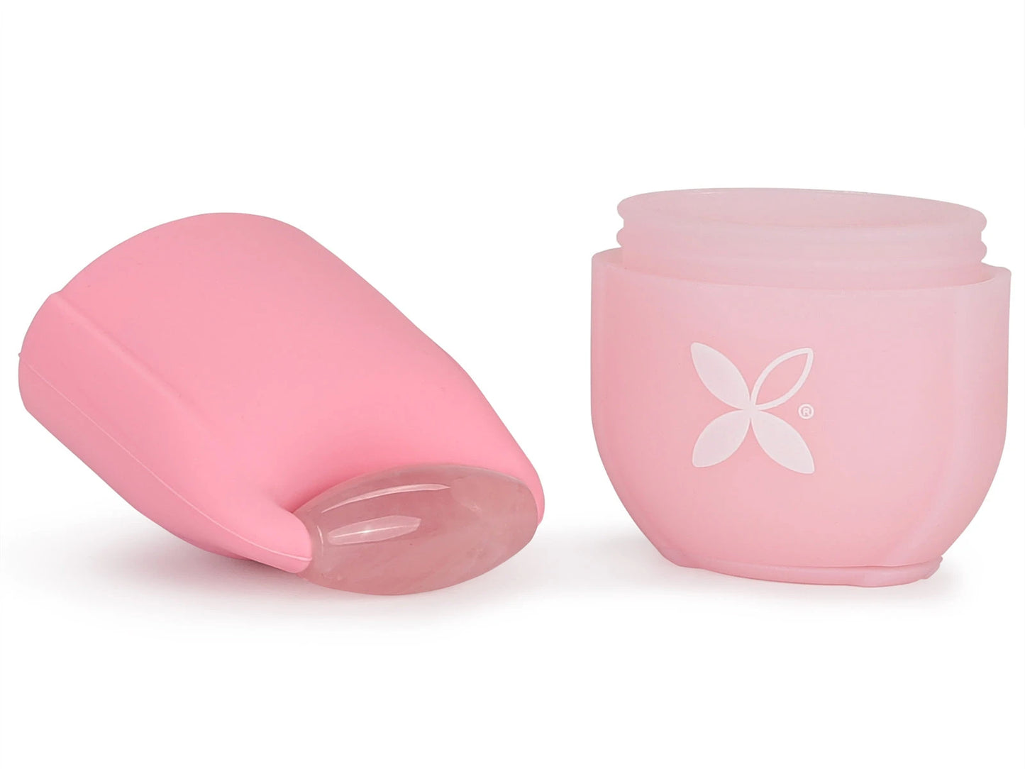 Face ice massager with stone, HABYS, pink M
