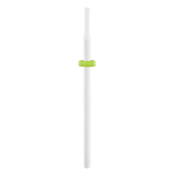 Keramisk nagelborr, smal cylinder, grön