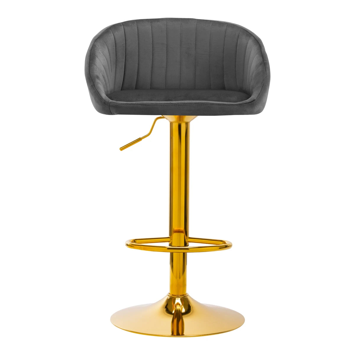 4RICO Barberarstol QS-B16G Velvet, Grå