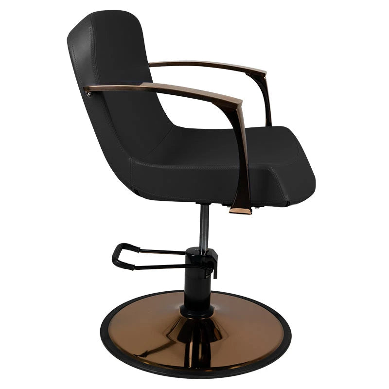 Hairdressing chair Gabbiano Bologna, black