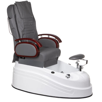 Fotvårdsstol med massage, BR-2307, grå