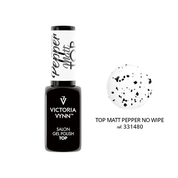 Victoria Vynn Top Matt PEPPER (No Wipe) 8 ml