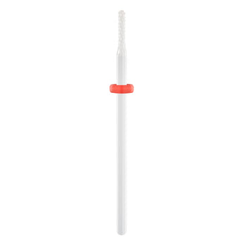 Keramisk nagelborr, smal cylinder, röd