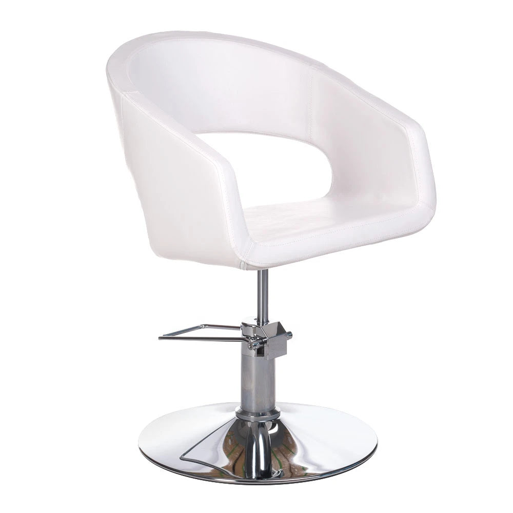 Frisörstol Paolo BH-8821, vit