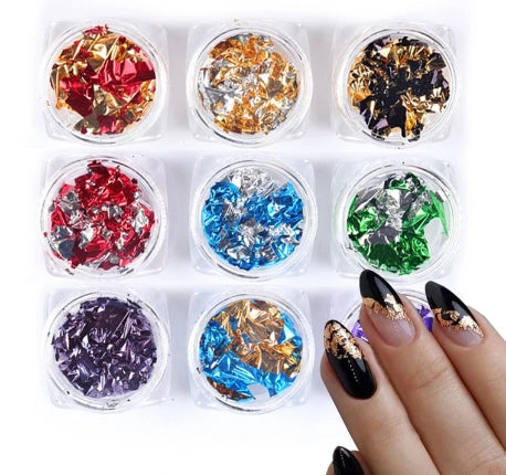 LAQUE Mjuk folie för nageldesign "Silver"