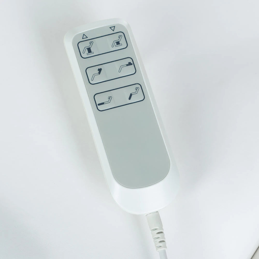 Elektrisk behandlingsbänk MODENA BD-8194, 3 motorer, vit