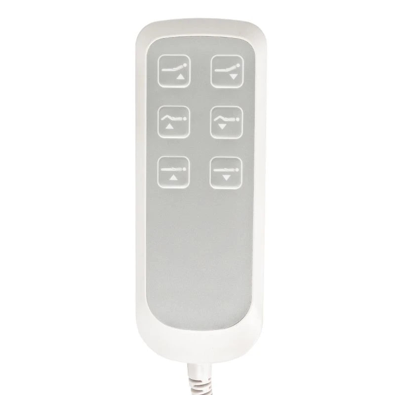 Elektrisk behandlingsbänk, 3 motorer, vit